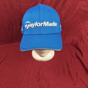 Taylormade R11 Penta Baseball Golf Hat‎ Adidas Mens S/M A-Flex Light Blue